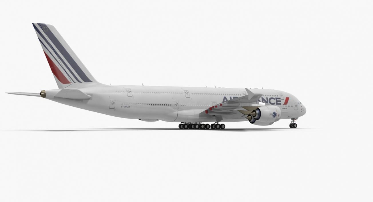 Airbus A380-1000 Air France 3D